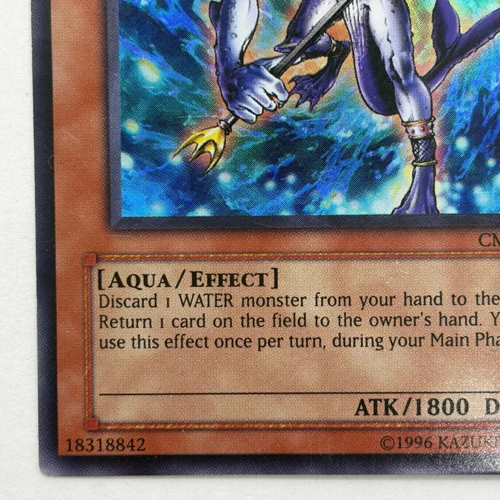 YuGiOh Abyss Soldier CMC-EN001 Super Rare Championship Series 2004 Card